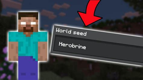 I Return To The Herobrine Seed In Minecraft Bedrock Edition Youtube