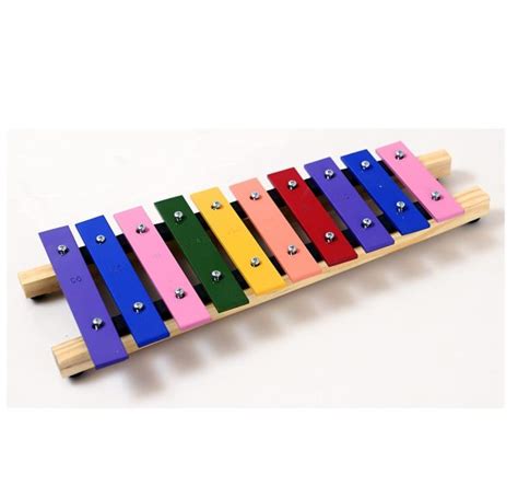 Metalofone Sopranino Teclas Colorido Jaf Musical Instrumentos