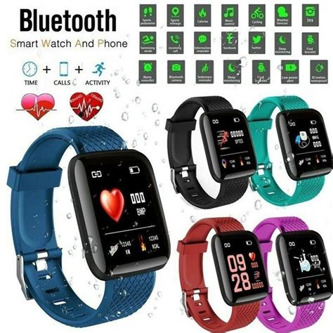 Buy Plus Smart Band Watch Color Screen Wristband Heart Rate