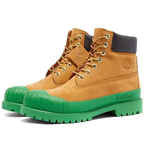 Timberland X Bee Line Premium 6 Waterproof Boot Wheat And Green End Cn