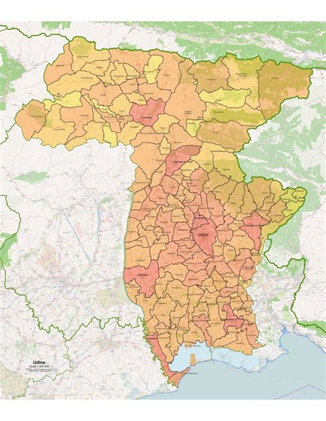 Mappa Dei Comuni Della Provincia Di Udine Pdf