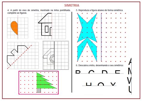 Atividade Simetria 4 Ano - Atividades Com Simetria 4 Ano - Image to u