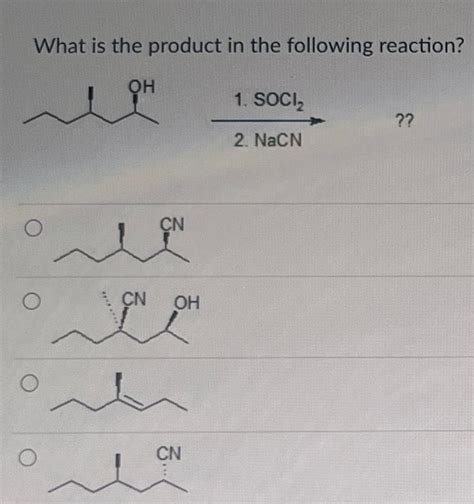 Answered What Is The Product In The Following Reaction Oh O O Cn Cn Kunduz