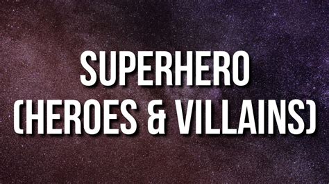 Metro Boomin Future Chris Brown Superhero Heroes Villains