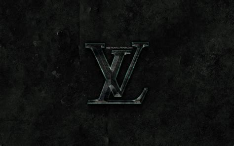 Louis Vuitton Logo Wallpaper Black Wydział Cybernetyki