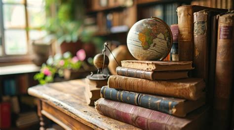 Premium Photo World Literature Books For Learning