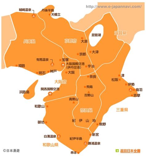 日本大阪景点地图图片_日本大阪景点地图图片下载