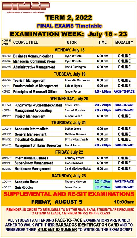 Tamu Spring 2024 Final Exam Schedule