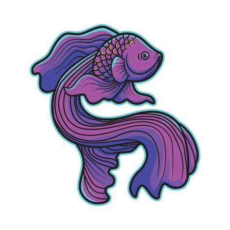 fish purple vector illustration design 8987265 Vector Art at Vecteezy