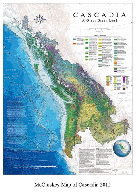 Cascadia Geography Of Bioregion Name Flag Images And Maps Philosophy