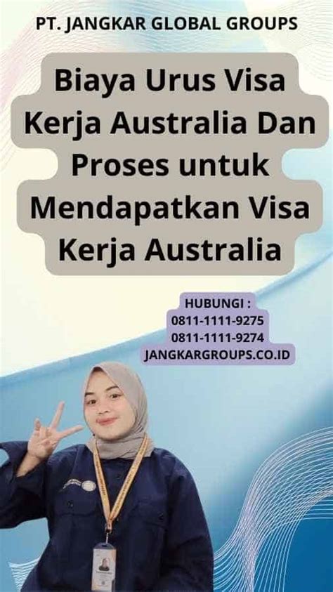 Biaya Urus Visa Kerja Australia Jangkar Global Groups