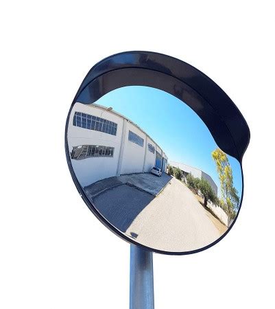 Ecm B O Convex Polycarbonate Traffic Mirror Black Color Diameter