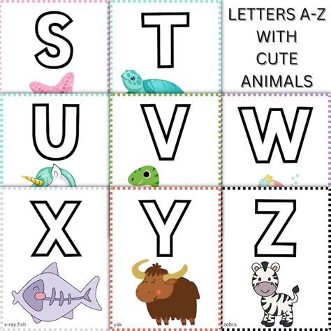 Printable Toddler Flashcards Alphabet Posters Letters and Numbers ...