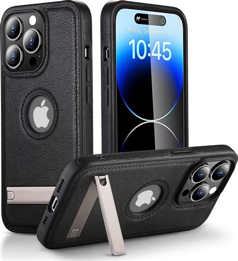 Wtcase Funda De Piel Para Iphone Pro Max Delgada Flexible De