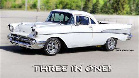 '57 CHEVY BEL AIR EL CAMINO! CUSTOM 3 IN 1! BONUS CLIP! OWNERS '57 BEL ...