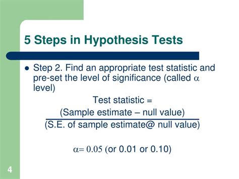 Ppt Hypothesis Test Ii T Tests Powerpoint Presentation Free