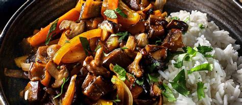 Teriyaki Gem Se Pfanne Mit Reis Kikkoman