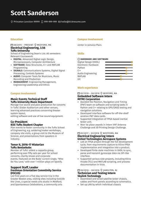 Software Engineer Resume Examples Guide For