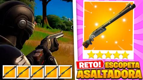 Juego SOLO Con La ESCOPETA ASALTADORA En Fortnite YouTube