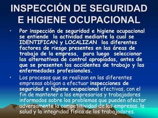 Prevención de factores de riesgo ocupacionales PPT Descarga Gratuita