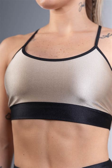 Kaisan Top Al As Cruzadas Nude Preto Ref K A