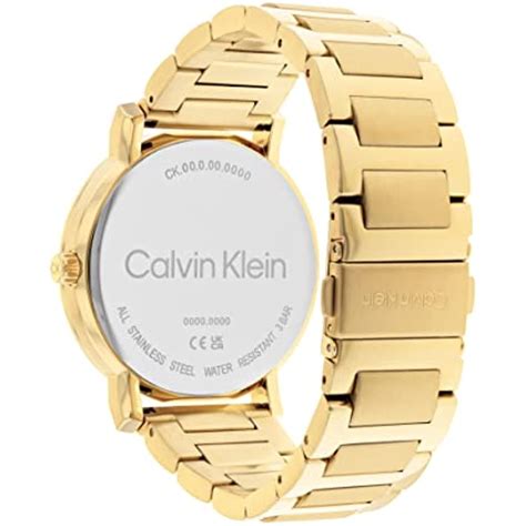 Ripley Reloj De Lujo Calvin Klein Para Hombre En Dorado