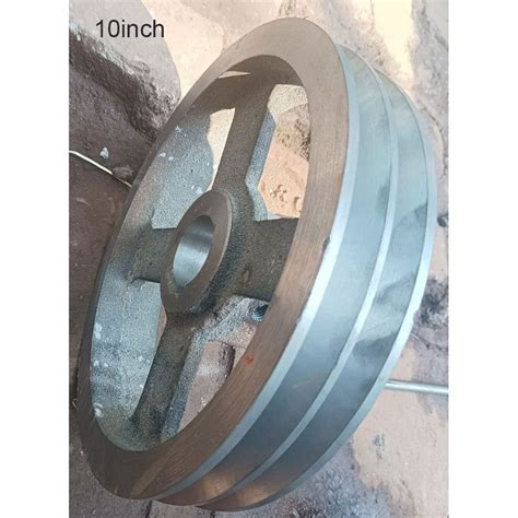 Mild Steel 10inch Cast Iron V Belt Pulley For Lifting Platform