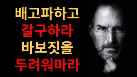 스티브잡스 성공하고 싶나요 인생에 무조건 도움되는 성공비결 인생조언 명언모음 삶의지혜 오디오북 좋은말씀