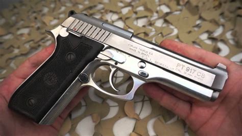 Taurus Pt917cs Stainless Pt92 Compact Beretta 92 9mm Clone Overview Texas Gun Blog Youtube