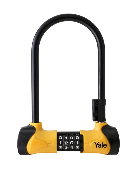 Ripley CANDADO YALE BICICLETA ULOCK 24 CM COMBINACIÓN NEGRO