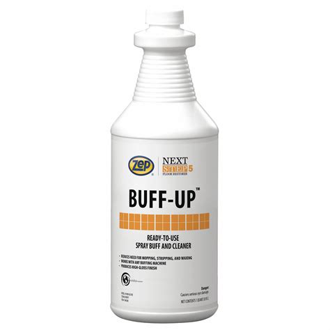 Zep Buff Cleaner Liquid 1 Qt Bottle 3 Gal Rtu Yield Per Container Pk 12 54zk13 190901