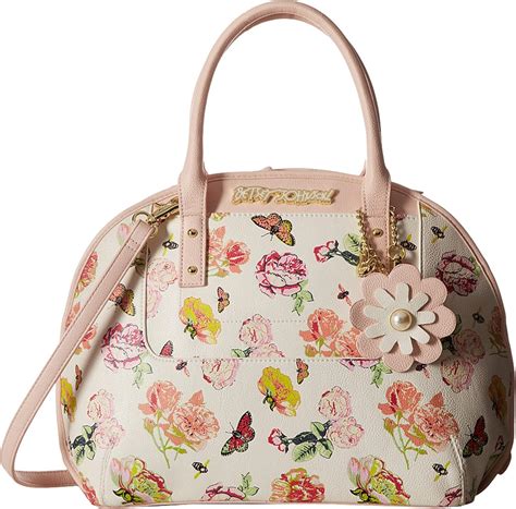 Betsey Johnson Womens Neverland Floral Handbags