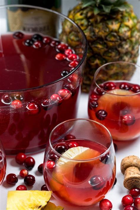 Cranbery Christmas Punch Recipe Crazy For Crust Recipe Cranberry