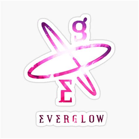 Everglow New Logo 2020 Sticker For Sale By Empoweredstudio Redbubble