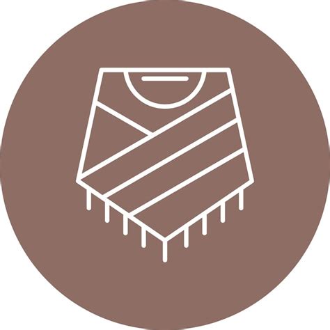 Premium Vector Poncho Icon Vector Image Can Be Used For Wild West