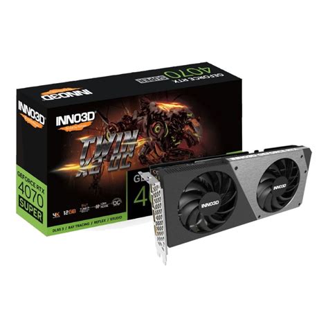 การ์ดจอ Inno3d Geforce Rtx 4070 Super Twin X2 Oc