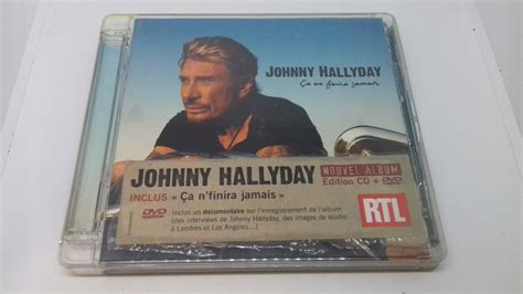 JOHNNY HALLYDAY CA NE FINIRA JAMAIS CD DVD DOSK 13482747172