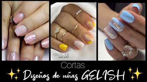 Nails Gelish U As Cortas Dise Osdeu As Acrylicnails Nails