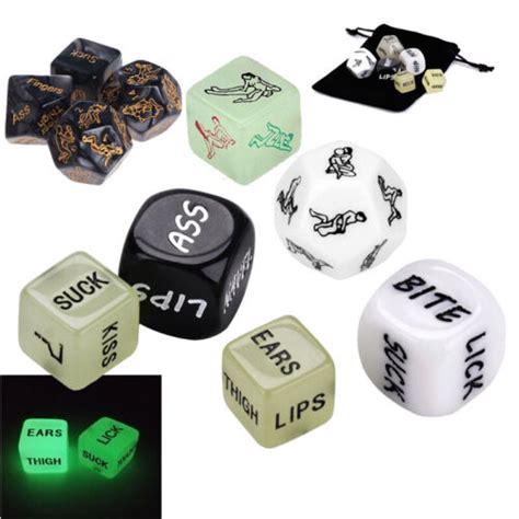 Glow And White Adult Love Dice Sex Position Dice Games Erotic Couples Foreplay Toy Ebay