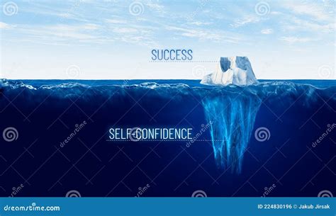 Healthy Self-confidence is Hidden Behind Every Success Stock Photo ...