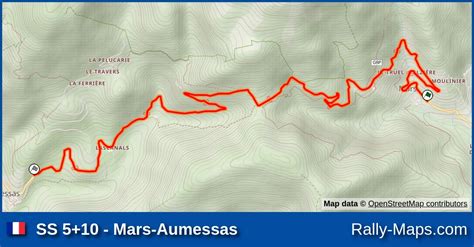 Karte Wp Mars Aumessas Crit Rium Des C Vennes Cfr