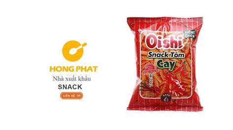 HỒNG PHÁT Nhà Xuất Khẩu Snack Vị Tôm Cay Oishi Gói 32g YouTube