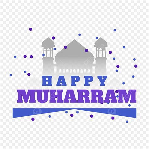 Happy Muharram Vector Art Png Lettering Happy Muharram Asset Arabic