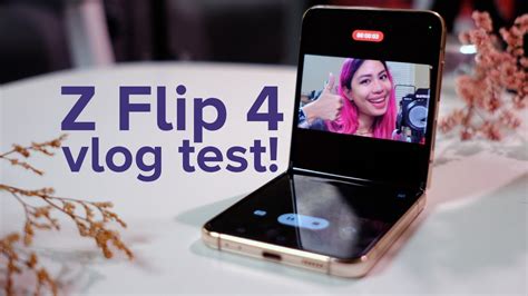 Samsung Z Flip Camera Vlog Test Youtube