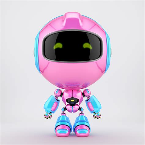 Pink Blue Pr Cute Robot Toy • Buyourobot