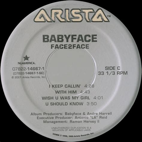 Babyface – Face2Face | Vinyl Album Covers.com