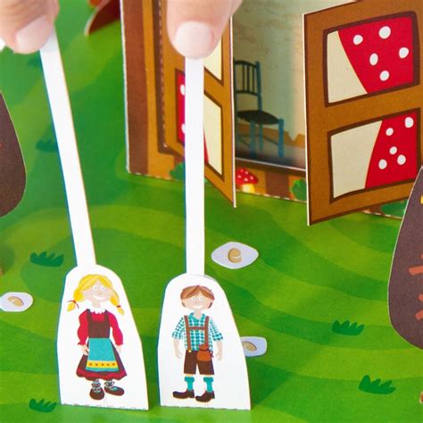 Hansel And Gretel Paper Theater Papercraft Kit Paper Toy Etsy