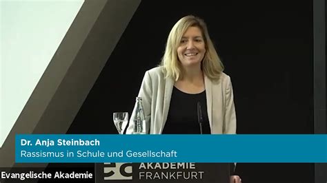 Anja Steinbach Rassismus In Schule Und Gesellschaft YouTube