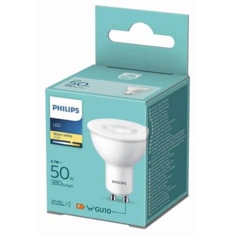 Ampoule Led Philips Gu W V K Lumimania