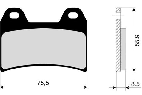 Brembo Sa Gesinterte Bremsbel Ge Kompatibel F R Moto Morini